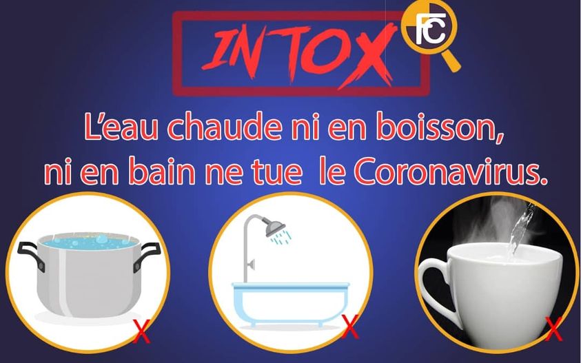 Consommer du chaud ou du froid ne protège nullement contre le virus
