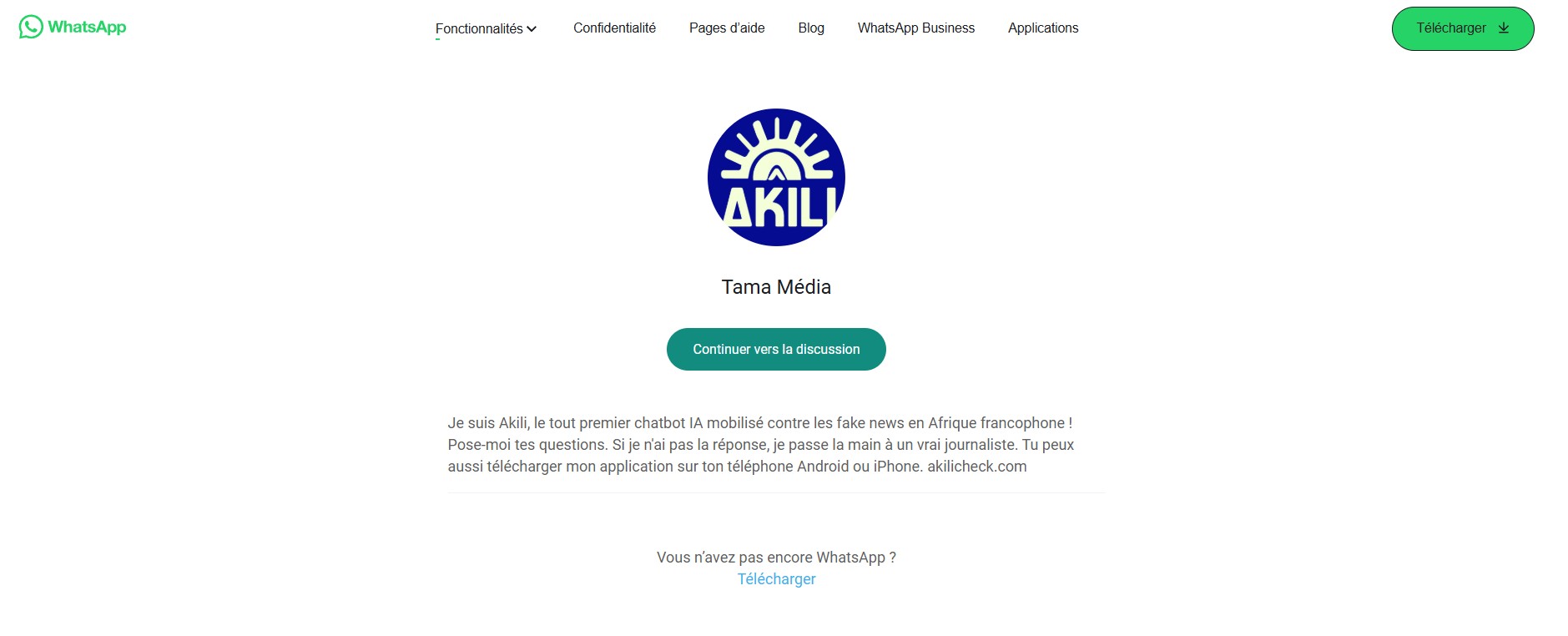 Comment utiliser l'application Akili pour vérifier des fake news