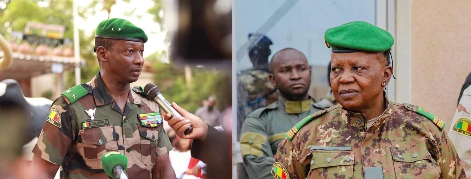 Mali : de héros de guerre à accusés de trahison et de coup d’État — qui sont les généraux Abass Dembélé et Nema Sagara ?