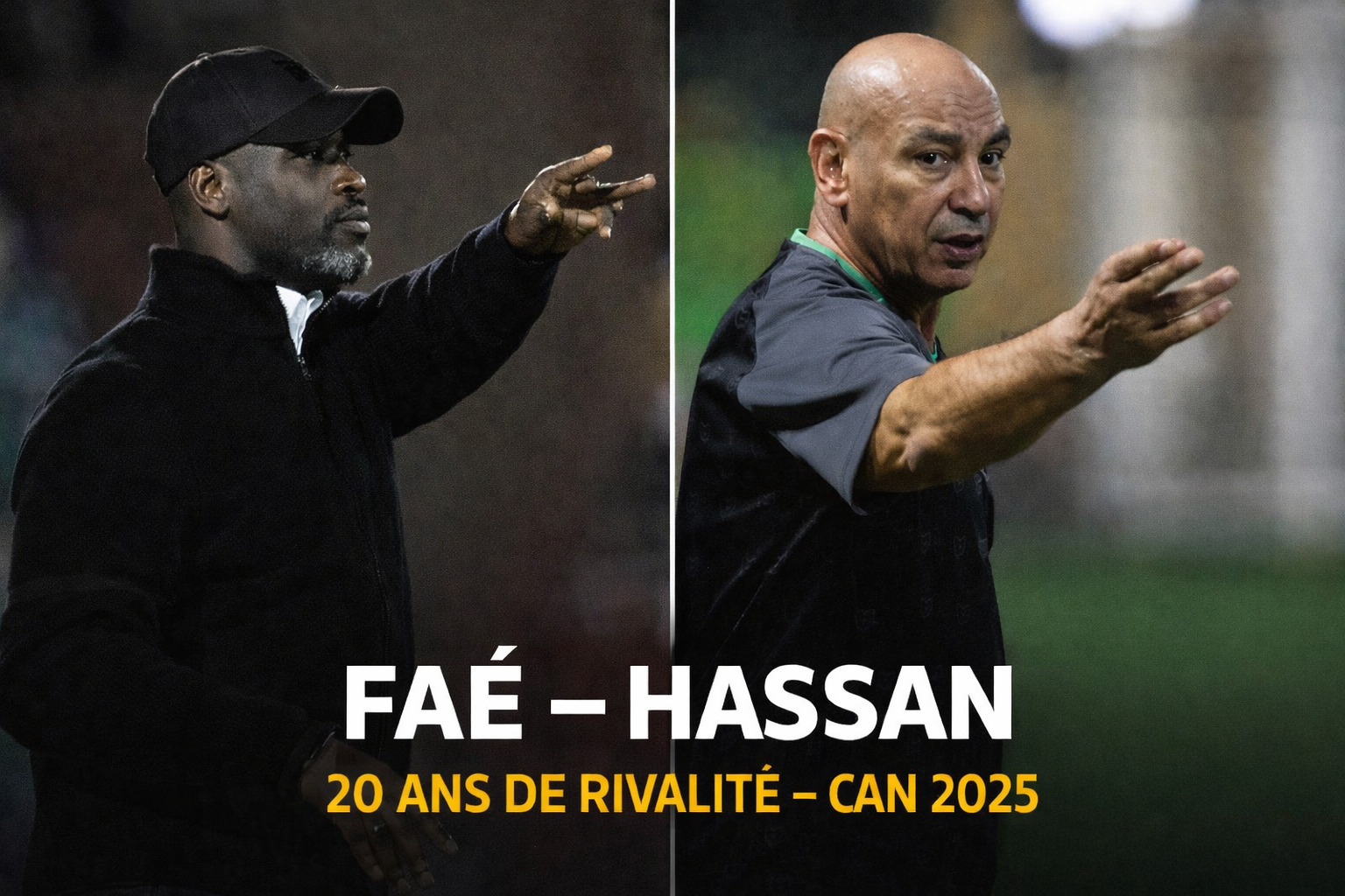 CAN 2025 : Emerse Faé et Hossam Hassan, une rivalité de 20 ans