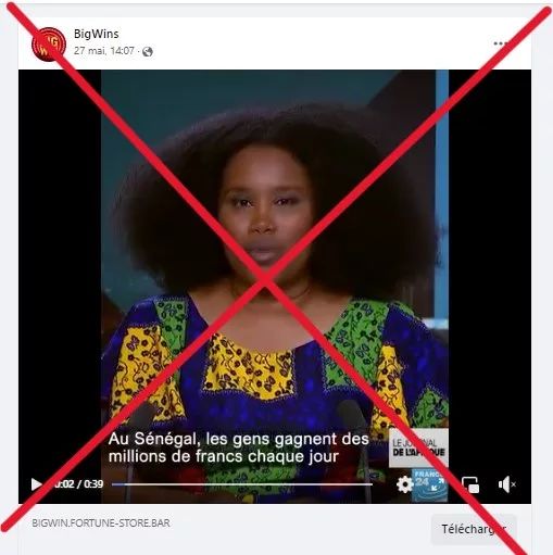 [Les Vérificateurs] Attention à cette vidéo réalisée grâce à l'intelligence artificielle qui vous promet de gagner beaucoup d'argent