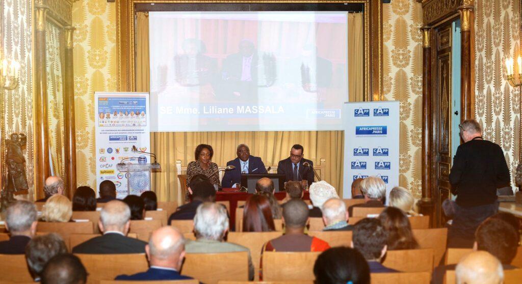 Prise de parole SEM Liliane Massala conference ambassadeurs africains