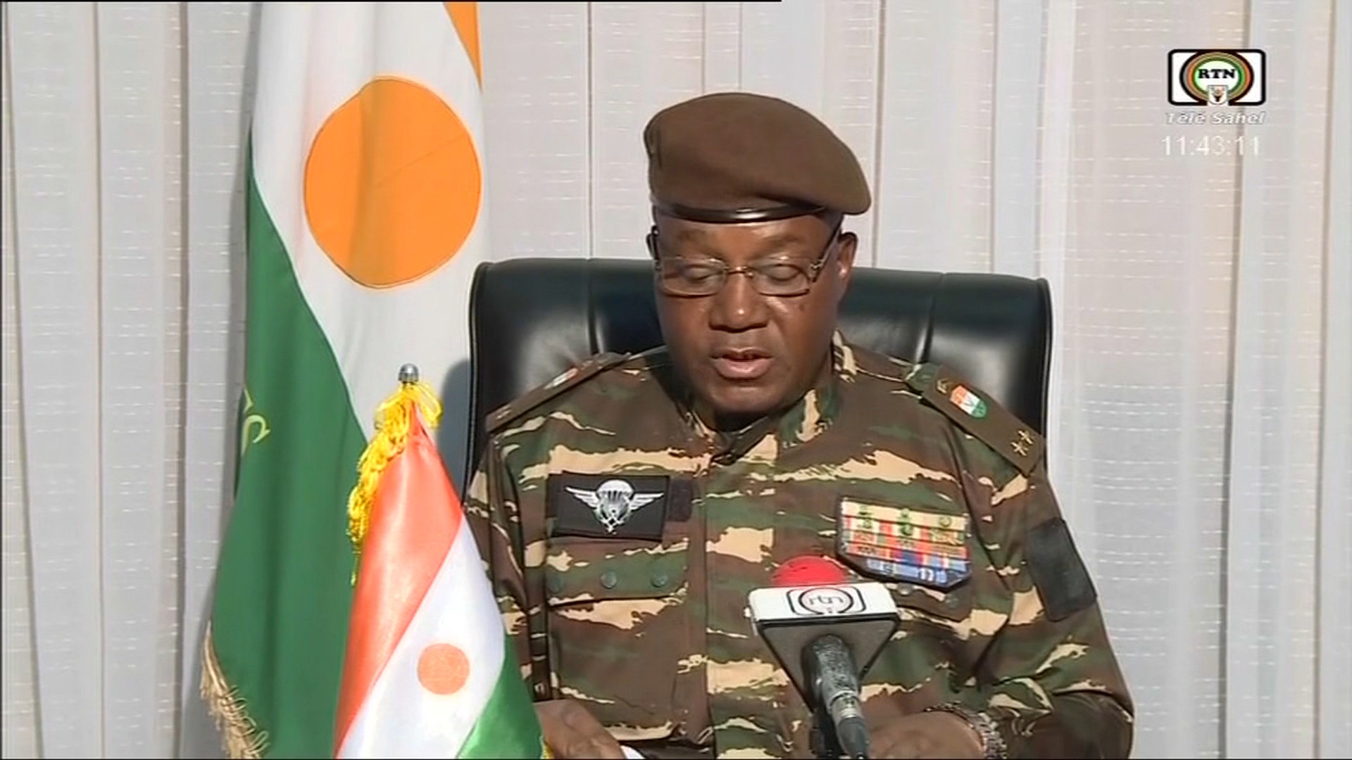 Coup d’État au Niger : Le général Abdourahamane Tchiani dévoile ses motivations