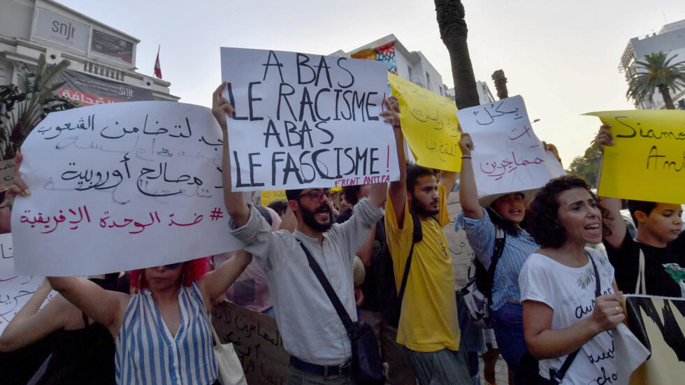 tunisie manif anti racisme