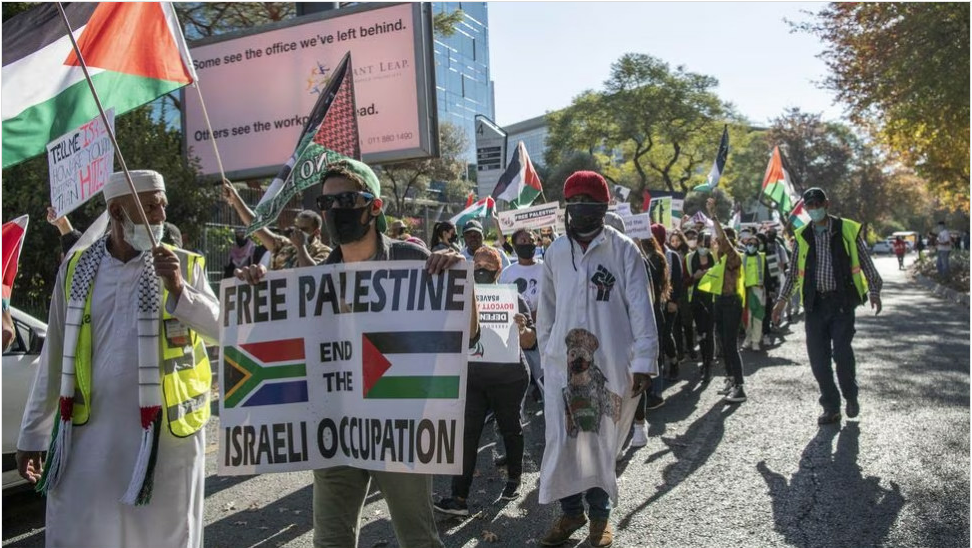 Afrique du Sud manif palestine