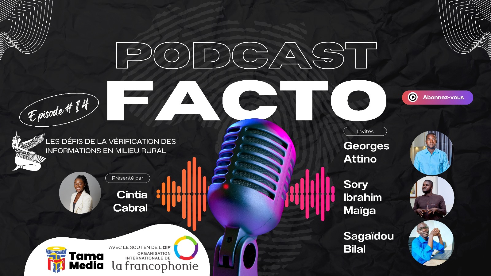 Facto, le podcast qui décrypte l'univers de la désinformation en Afrique de l'Ouest et donne la parole aux fact-checkers africains